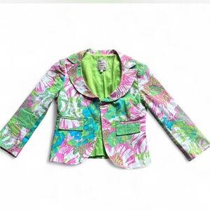 Nanette Lepore Multicolor Floral Blazer